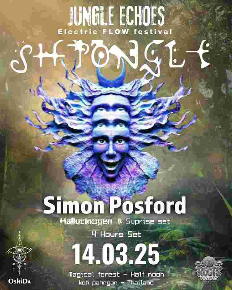 Event image Jungle Echoes Festival  X Roots Project Presents: SHPONGLE - BY SIMON POSFORD 