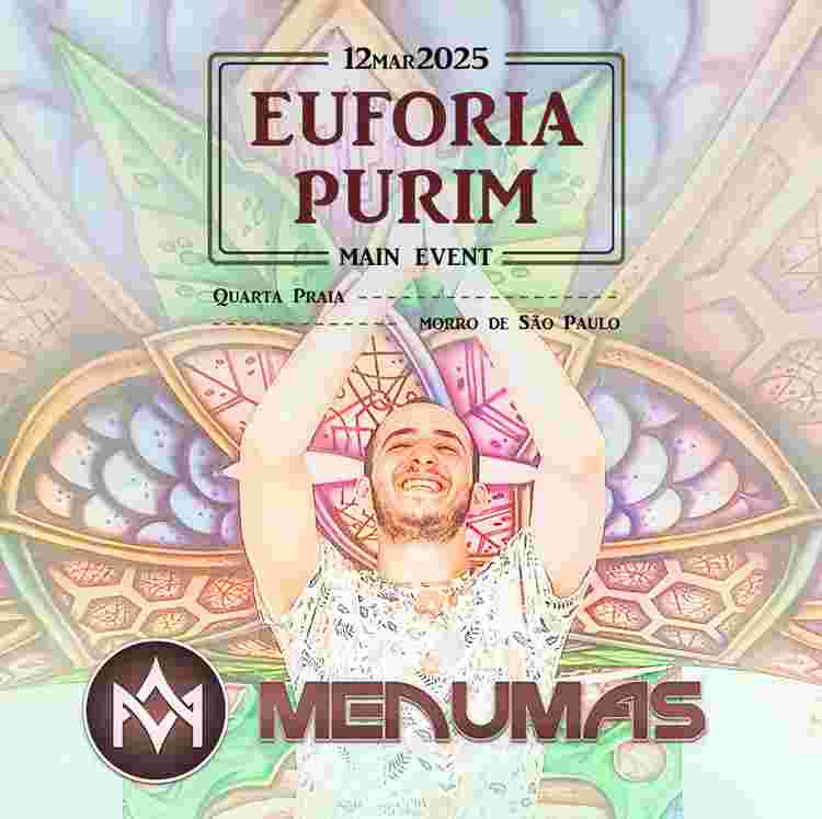 Event image PURIM MAIN EVENT feat MENUMAS by Euforia 12.3🏝️