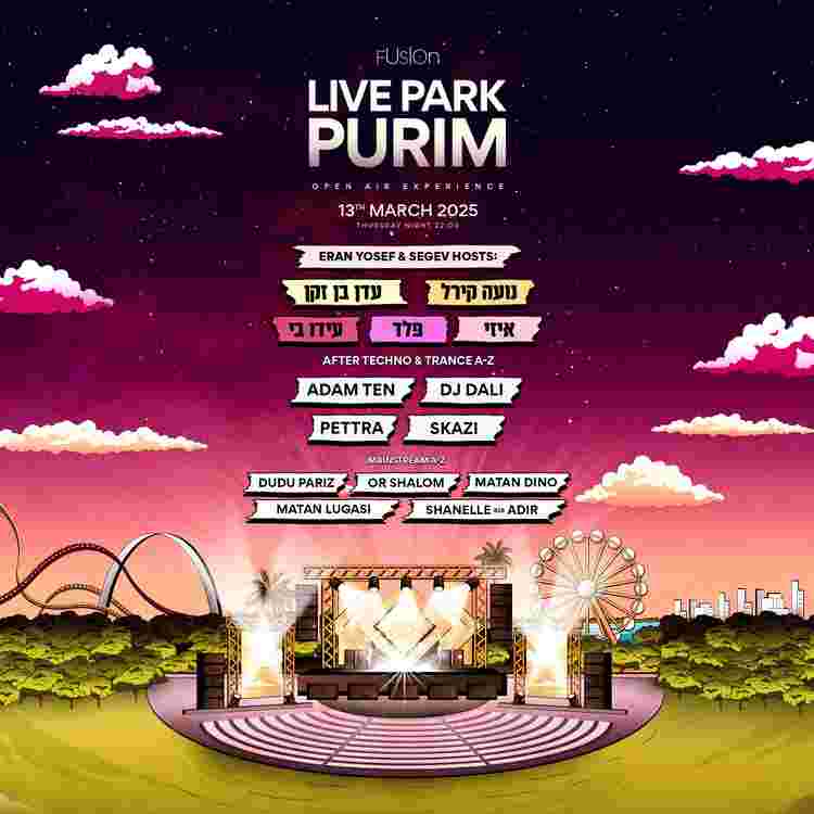 Event image ᶠᵁˢᴵᴼᴺ LIVE PARK PURIM • 13.3