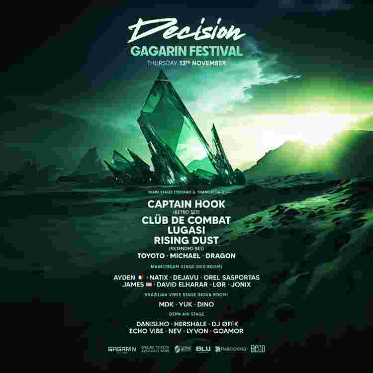 Event image DECISION FESTIVAL • GAGARIN TLV • 13.11