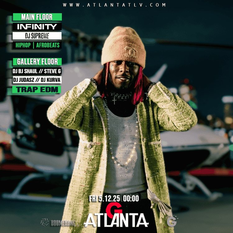 Event image היפהופ / אפרוביטס/ טראפ אידיאם  ב 2 רחבות - 05.12 באטלנטה -- Friday 5.12 100% Hiphop/Afrobeats 2 Floors @ ATLANTA
